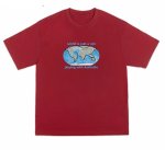 画像7: World is a cat playing round neck short sleeve T-shirt  ユニセックス 男女兼用ワールドキャットプリントラウンドネック Tシャツ (7)