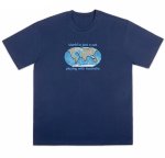画像1: World is a cat playing round neck short sleeve T-shirt  ユニセックス 男女兼用ワールドキャットプリントラウンドネック Tシャツ (1)