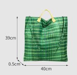 画像6: Green Check Large Capacity Tote Bag　ユニセックスグリーンチェックラージキャパシティトートショルダーバッグ (6)