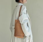 画像7: Genuine leather floral tube bucket shoulder bag　ユニセックスレザーフローラルチューブバケットショルダーバッグ (7)