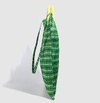 画像7: Green Check Large Capacity Tote Bag　ユニセックスグリーンチェックラージキャパシティトートショルダーバッグ (7)
