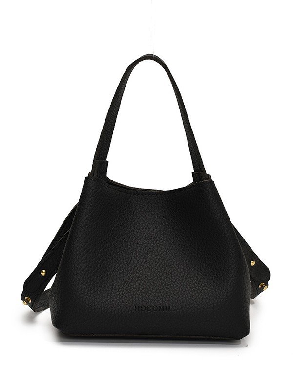 画像3: Leather micro bag tote shoulder 2way bag　レザー マイクロバッグ トートショルダー2wayバッグ (3)