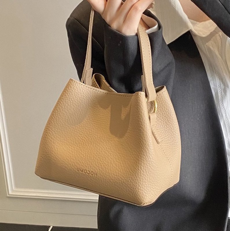 画像5: Leather micro bag tote shoulder 2way bag　レザー マイクロバッグ トートショルダー2wayバッグ (5)