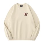画像1: Lotso One Point Sweat Shirts ユニセックス 男女兼用 ロッツォ ワンポイント プリント スウェット トレーナー (1)