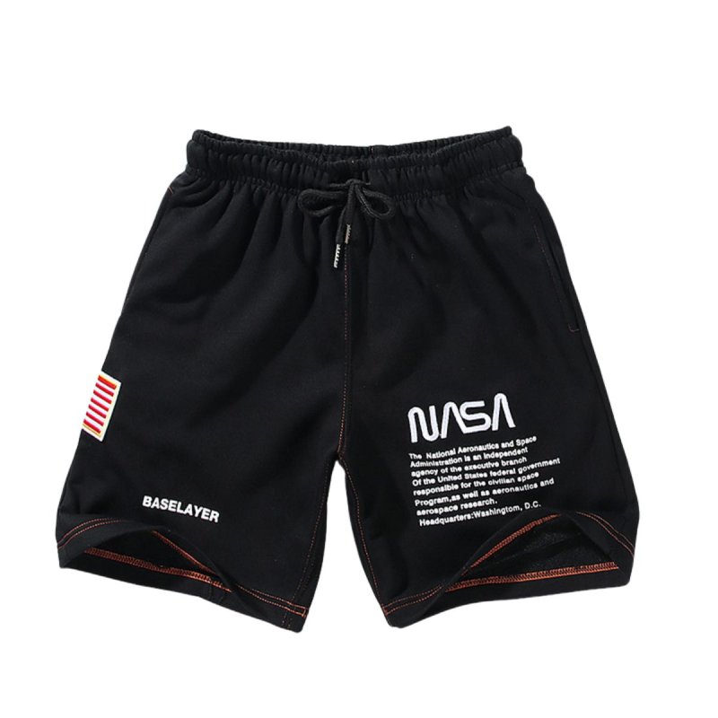 画像2: Men's Casual nasa short pants astronaut pants Jogging Harem Short Pants  カジュアルジョギング ハーレム ショートパンツ　スウェットパンツ ジョガーパンツ (2)