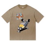 画像3: Bench Press Tom and Jerry Fitness Print round neck short sleeve T-shirt  ユニセックス 男女兼用ベンチプレス トム＆ジェリー フィットネスプリントラウンドネック Tシャツ (3)