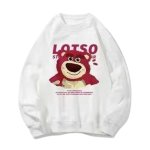 画像1: Lotso Front Print & One Point Sweat Shirts ユニセックス 男女兼用 ロッツォ ペア ワンポイント プリント スウェット トレーナー (1)
