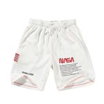画像3: Men's Casual nasa short pants astronaut pants Jogging Harem Short Pants  カジュアルジョギング ハーレム ショートパンツ　スウェットパンツ ジョガーパンツ (3)