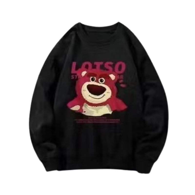 画像3: Lotso Front Print & One Point Sweat Shirts ユニセックス 男女兼用 ロッツォ ペア ワンポイント プリント スウェット トレーナー (3)
