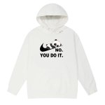 画像2: Panda No, YOU Do IT Logo Hoodie Sweatshirt パンダ ユー ドゥ イット スウェット パーカー トレーナー (2)