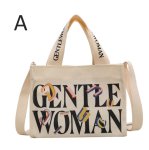 画像2: Gentlewoman Canvas Mini Tote Shoulder Bag　ユニセックスGentle womanキャンバスミニトートショルダーバッグ  (2)