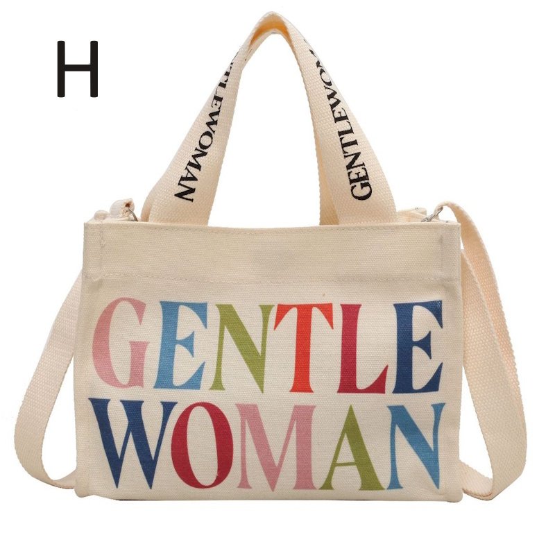 画像9: Gentlewoman Canvas Mini Tote Shoulder Bag　ユニセックスGentle womanキャンバスミニトートショルダーバッグ  (9)