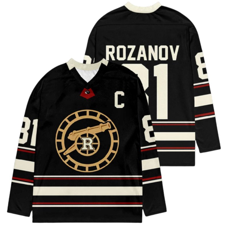 画像3: 3D Digital Print V-Neck Ice Hockey Uniform Long Sleeve T-Shirt 3DデジタルプリントVネック アイスホッケーユニフォームロングスリーブTシャツ ユニセックス 男女兼用 (3)