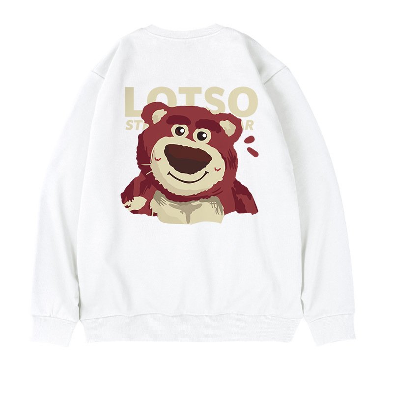 画像3: Lotso One Point Back Pring Sweat Shirts ユニセックス 男女兼用 ロッツォ ペア ワンポイント バックプリント スウェット トレーナー (3)
