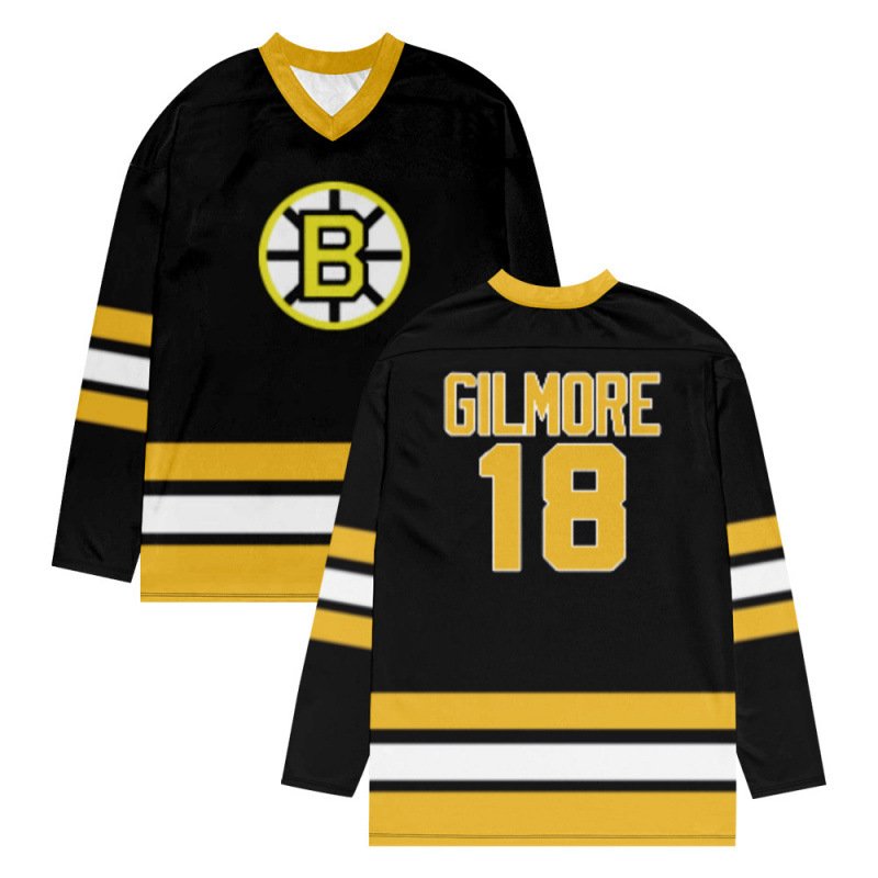 画像2: 3D Digital Print V-Neck Ice Hockey Uniform Long Sleeve T-Shirt 3DデジタルプリントVネック アイスホッケーユニフォームロングスリーブTシャツ ユニセックス 男女兼用 (2)