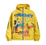 画像1: Mickey & Pluto Windbreaker Coat　男女兼用ミッキー＆プルートウィンドブレーカコートジャケット (1)