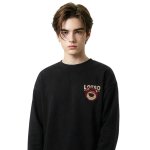 画像2: Lotso One Point Back Pring Sweat Shirts ユニセックス 男女兼用 ロッツォ ペア ワンポイント バックプリント スウェット トレーナー (2)