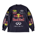 画像2: Red Bull Vintage Style Long Sleeve T-Shirt　レッドブルビンテージスタイルロングスリーブTシャツ ユニセックス 男女兼用 (2)