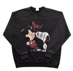 画像1: Snoopy & Charlie Brown vintage style sweatshirt ユニセックス 男女兼用スヌーピー&チャーリー・ブラウン ビンテージスタイルスウェット トレーナー (1)