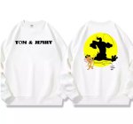 画像3: Silhouette Tom & Jerry Print Print round neck long sleeve T-shirt  ユニセックス 男女兼用シルエット トム＆ジェリープリントラウンドネック スウェットトレーナー (3)