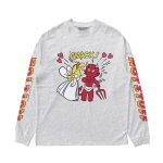 画像2: Hot Stuff Little Devil x Princess Vintage Style Long Sleeve T-Shirt　ホットスタッフ リトルデビル×プリンセスビンテージスタイルロングスリーブTシャツ ユニセックス 男女兼用 (2)
