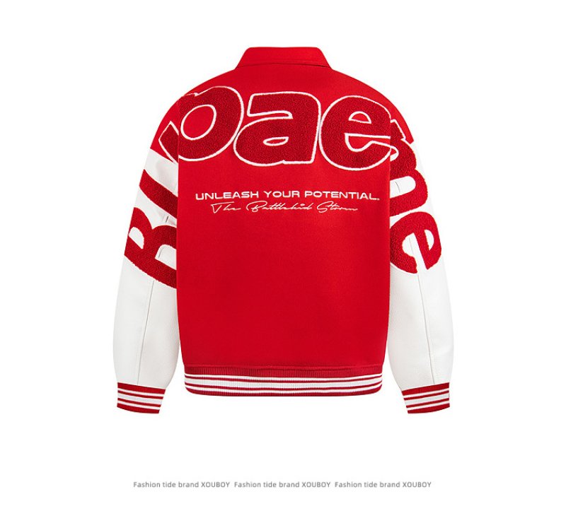 画像7:  men and women DARKAGE  Horse Embroidered Baseball Jacket 　メンズ ユニセックス 男女兼用DARKAGEホース刺繍ベースボールジャケット スタジャンスタジャン ブルゾン ジャケット (7)