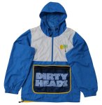 画像2:  men and women Hawaiian Coconut Tree Print Loose Half-Zip Windbreaker Jacket 　メンズ ユニセックス 男女兼用 ハワイアンココナッツツリープリントルーズハーフジップウインドブレーカージャケット (2)