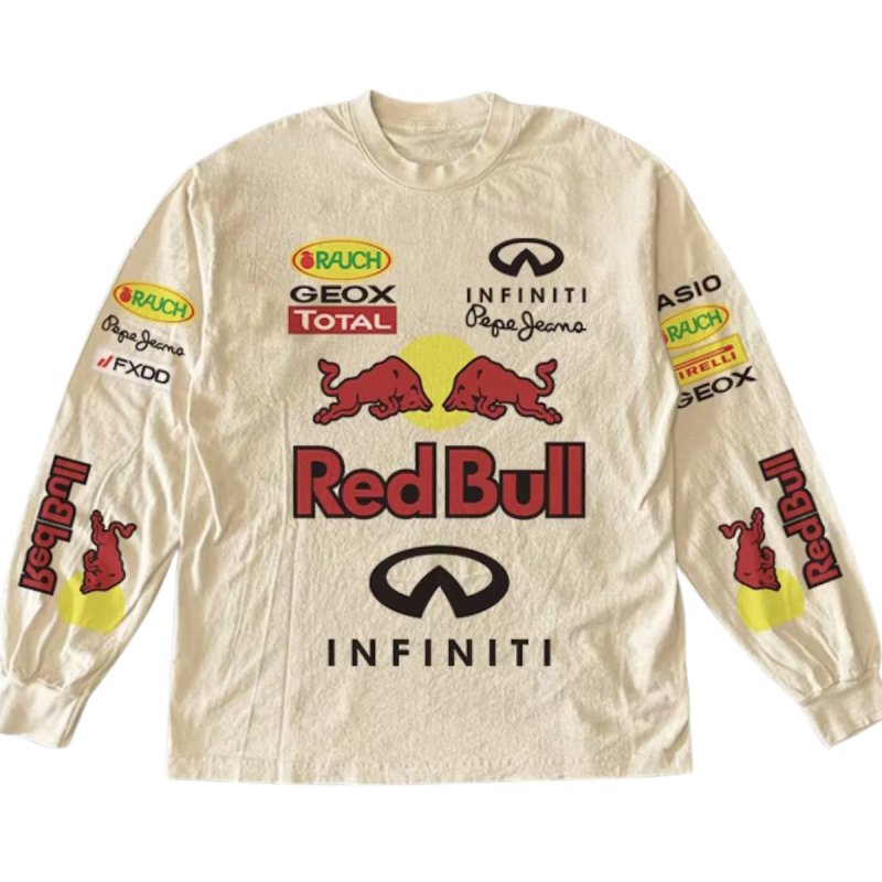 画像3: Red Bull Vintage Style Long Sleeve T-Shirt　レッドブルビンテージスタイルロングスリーブTシャツ ユニセックス 男女兼用 (3)
