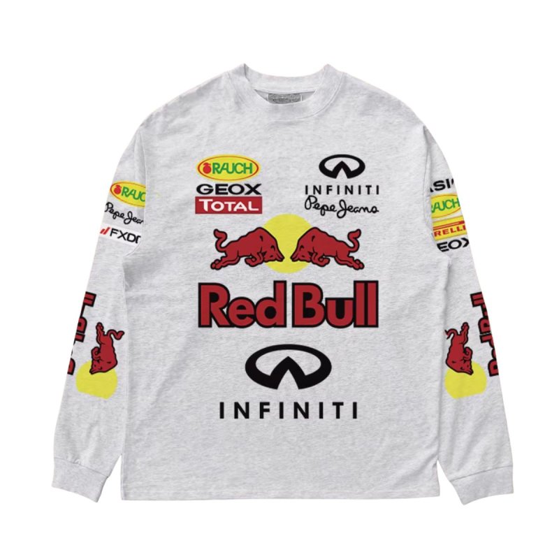 画像1: Red Bull Vintage Style Long Sleeve T-Shirt　レッドブルビンテージスタイルロングスリーブTシャツ ユニセックス 男女兼用 (1)