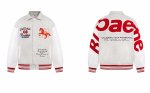 画像1:  men and women DARKAGE  Horse Embroidered Baseball Jacket 　メンズ ユニセックス 男女兼用DARKAGEホース刺繍ベースボールジャケット スタジャンスタジャン ブルゾン ジャケット (1)
