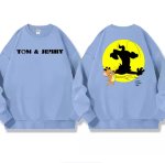 画像1: Silhouette Tom & Jerry Print Print round neck long sleeve T-shirt  ユニセックス 男女兼用シルエット トム＆ジェリープリントラウンドネック スウェットトレーナー (1)