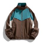 画像4: Unisex  American color block casual sports jacket and pants suit Jacket + Pant ユニセックス 男女兼用 アメリカンカラーブロックカジュアルスポーツテイストジャケット&パンツセットアップスーツ  上下 (4)