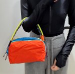 画像6: Dopamine Color Block Rope Handle Tote Shoulder Bag　ユニセックスドーパミンカラーブロックロープハンドルトートショルダーバッグ  (6)