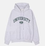 画像4:  Unisex University logo hoodie long-sleeved hooded pullover sweater  ユニセックス 男女兼用ユニバーシティー 長袖 フーディパーカー (4)