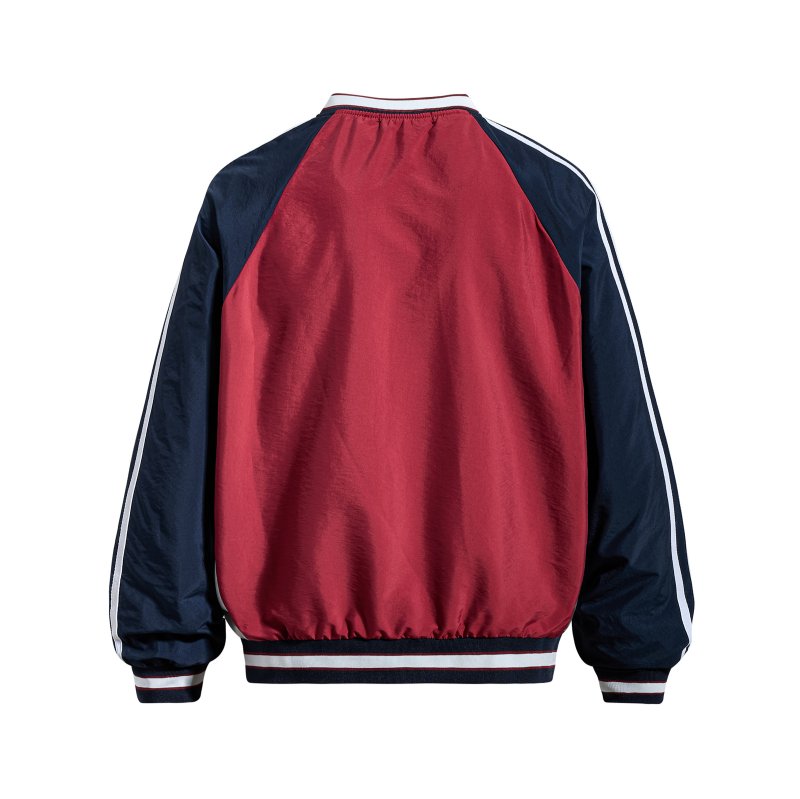 画像6:  Unisex  American Letter Appliqué Embroidered V-Neck Pullover ユニセックス 男女兼用アメリカンレターアップリケ刺繍Vネックプルオーバ (6)