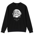 画像1:  Astronaut Catround neck long sleeve Sweatshirts  ユニセックス 男女兼用アストロノート宇宙飛行士キャットラウンドネック スウェットトレーナー (1)