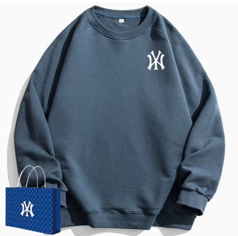 画像9:  MFMLBNY Goofy & Baseball round neck long sleeve Sweatshirts  ユニセックス 男女兼用グーフィー＆ベースボールラウンドネック スウェットトレーナー (9)