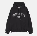 画像2:  Unisex University logo hoodie long-sleeved hooded pullover sweater  ユニセックス 男女兼用ユニバーシティー 長袖 フーディパーカー (2)