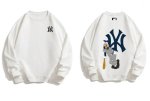 画像2:  MFMLBNY Goofy & Baseball round neck long sleeve Sweatshirts  ユニセックス 男女兼用グーフィー＆ベースボールラウンドネック スウェットトレーナー (2)