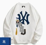 画像8:  MFMLBNY Goofy & Baseball round neck long sleeve Sweatshirts  ユニセックス 男女兼用グーフィー＆ベースボールラウンドネック スウェットトレーナー (8)