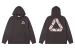 画像2: Men's Unisex PALACE TRIANGLE Design loose oversize long-sleeved hooded pullover sweater  ユニセックス 男女兼用PALACEオーバーサイズ 長袖 フーディパーカー (2)