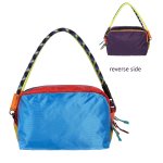 画像2: Dopamine Color Block Rope Handle Tote Shoulder Bag　ユニセックスドーパミンカラーブロックロープハンドルトートショルダーバッグ  (2)