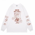 画像3: Boy Angel Retro Print Long Sleeve T-Shirt　ボーイエンジェルプリントロングスリーブTシャツ ユニセックス 男女兼用 (3)