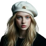 画像2: Double CC Paris Wool Beret ダブルシーシー パリス ウール ベレー帽 帽子 (2)