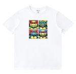 画像1: Ninja Turtle Print round neck short sleeve T-shirt  ユニセックス 男女兼用忍者ニンジャタートルプリントラウンドネック Tシャツ (1)