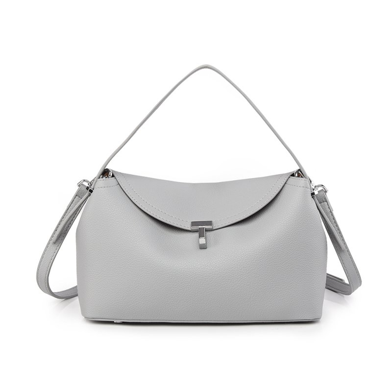 画像6:  T-Rock Textured Leather Clutch Tote Shoulder Bag Tロックテクスチャードレザークラッチトートショルダーバッグ (6)