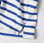 画像3: Border x Message Logo Long Sleeve T-Shirt 　ボーダーストライプ×メッセージロゴ長袖Tシャツ (3)