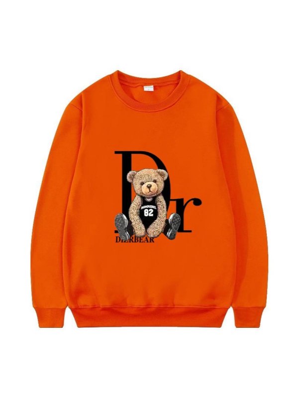 画像2: Unisex DR & Bear print sweatshirt 男女兼用 ユニセックス ベア 熊 長袖 スウェット トレーナー (2)