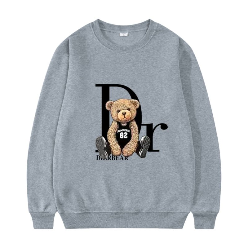 画像1: Unisex DR & Bear print sweatshirt 男女兼用 ユニセックス ベア 熊 長袖 スウェット トレーナー (1)