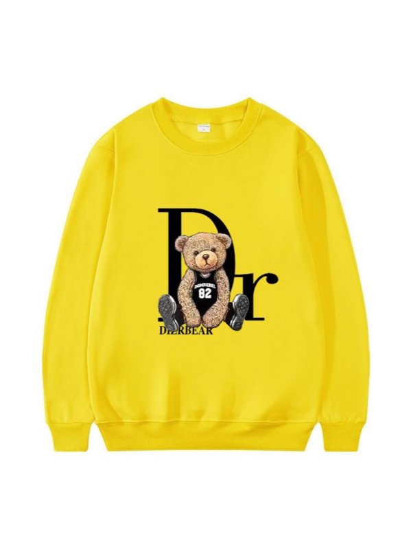 画像3: Unisex DR & Bear print sweatshirt 男女兼用 ユニセックス ベア 熊 長袖 スウェット トレーナー (3)